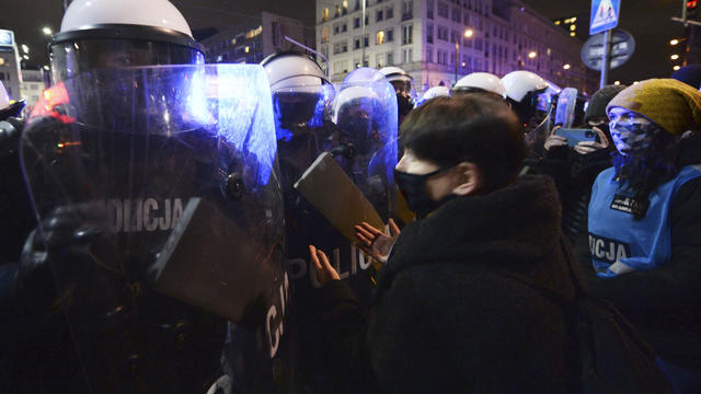 Poland Abortion Protest 