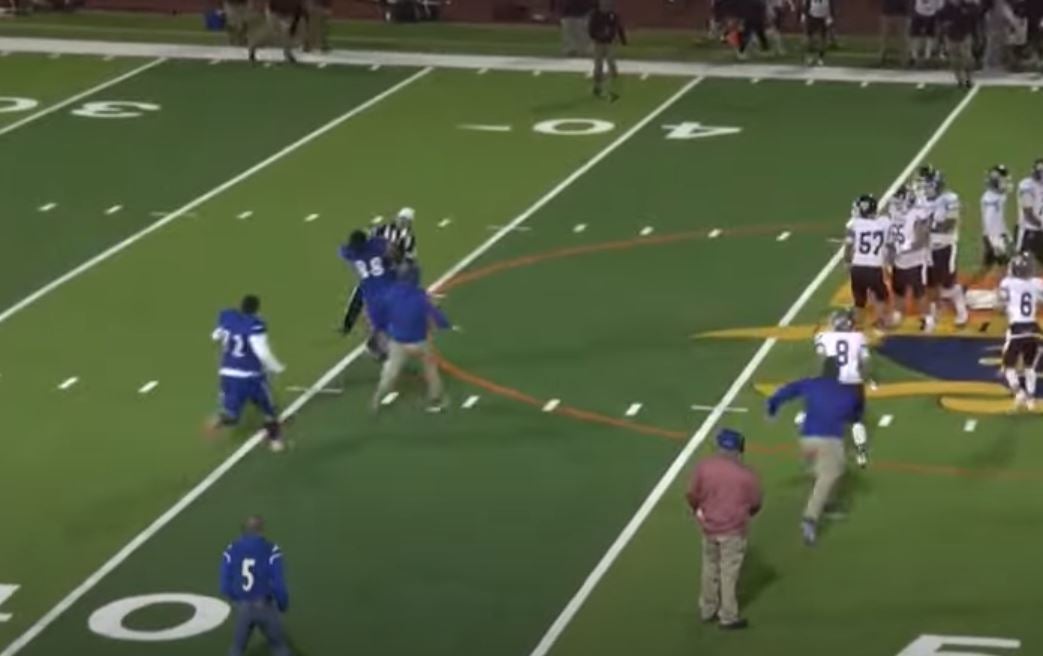 Texas Football Player Attacks Referee After Being Called For Foul