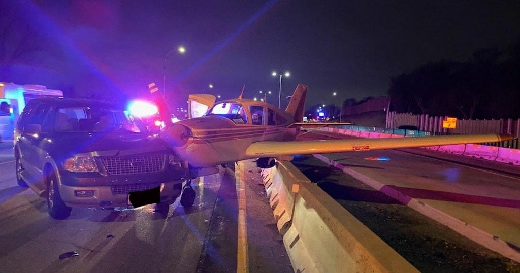 Driver speaks out after pilot crashes plane into her SUV on Minnesota(01)