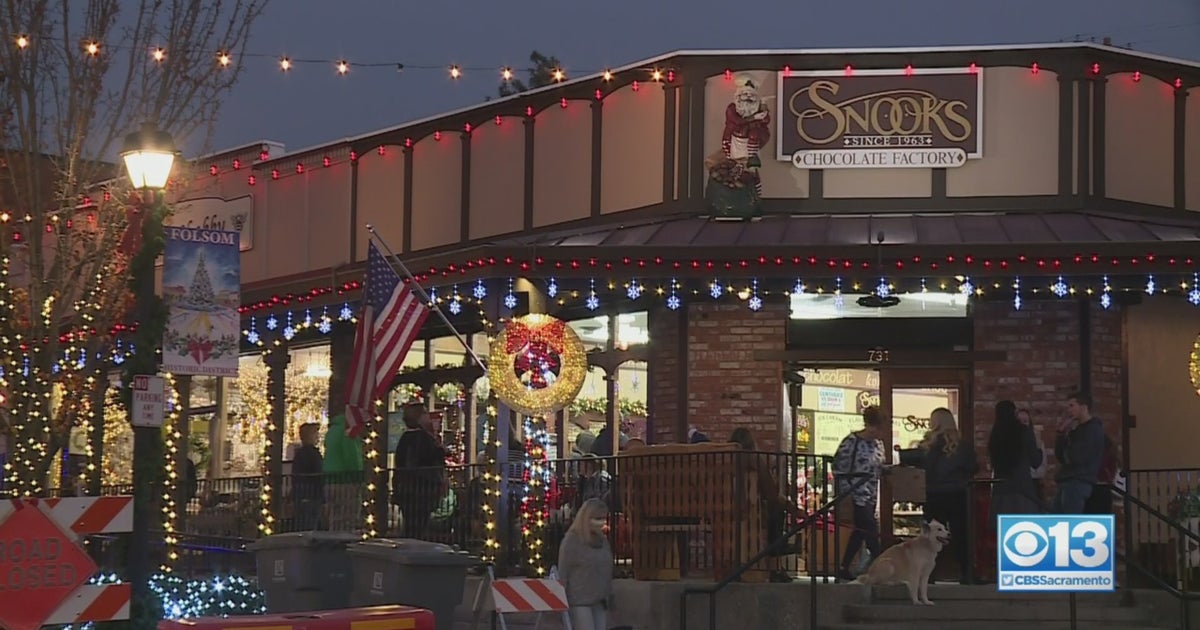 'If We Can Save One Business' Volunteer Strings Lights Across Folsom