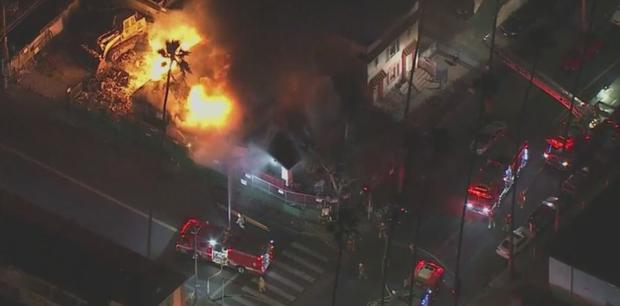 Fire Torches Home In Koreatown 