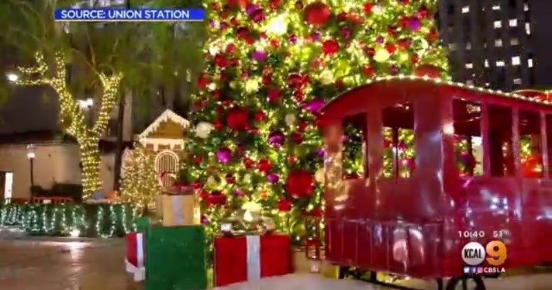 Union Station Tree Lighting Event Gets Virtual Makeover CBS Los Angeles