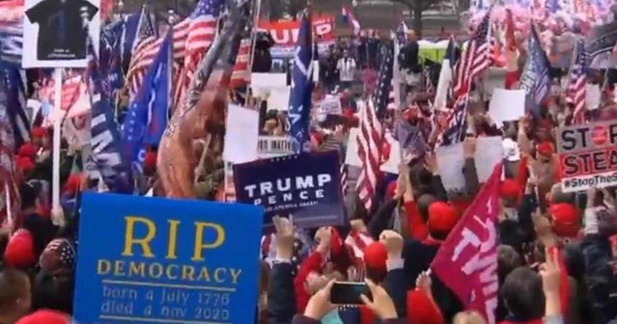 Thousands Of Trump Supporters Rally In Washington, D.C. To Protest ...