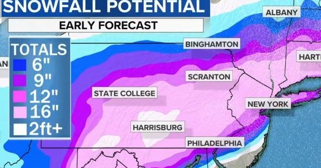 Northeast Bracing For Major Snowstorm Cbs News