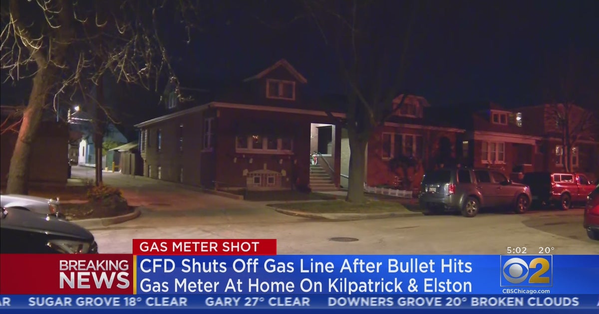 CFD Shuts Off Gas Line After Bullet Hits Gas Meter At Mayfair Home ...