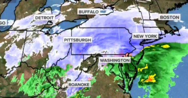 Tracking the East Coast's biggest snowstorm in years - CBS News