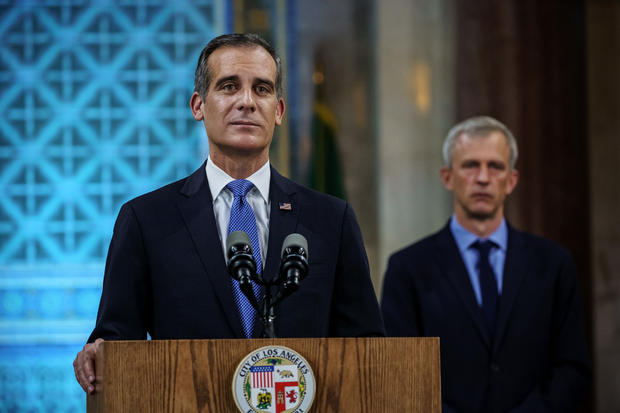 Los Angeles Mayor Eric Garcetti will give his annual speech called the "State of the City" 