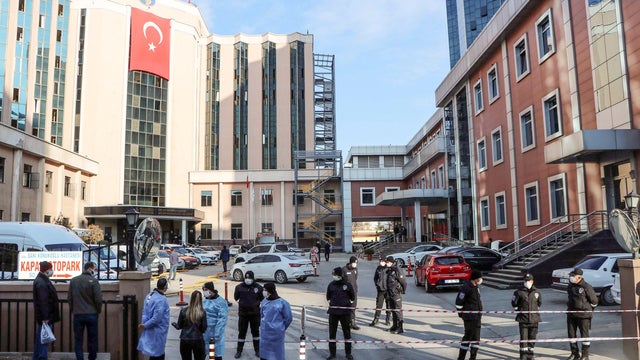 TURKEY-FIRE-HEALTH-HOSPITAL-VIRUS 