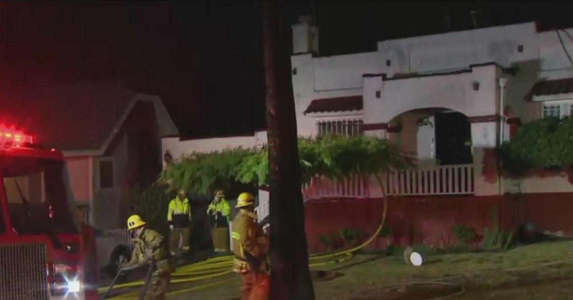 Woman Dies In Eagle Rock House Fire, Second Woman Rescued CBS Los Angeles