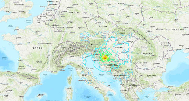 Croatia earthquake 