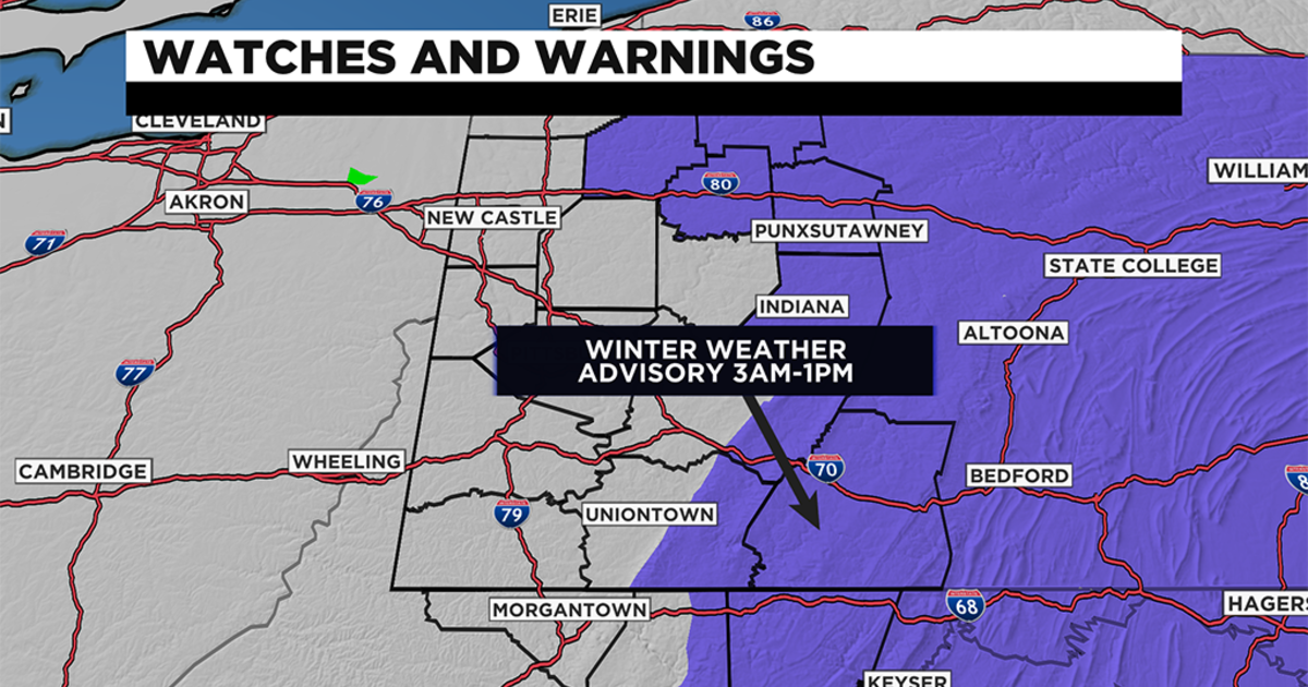 Pittsburgh Weather Winter Weather Advisory To Be Issued Early Sunday