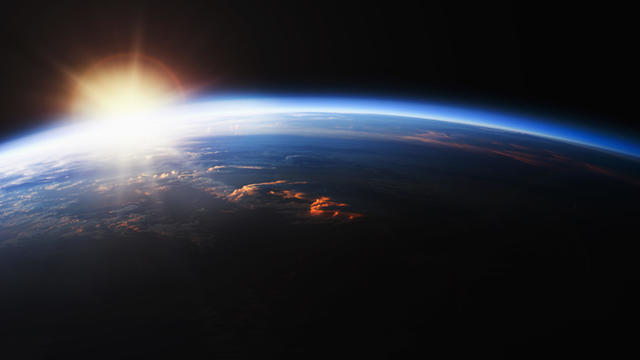 Sunrise over Planet Earth 