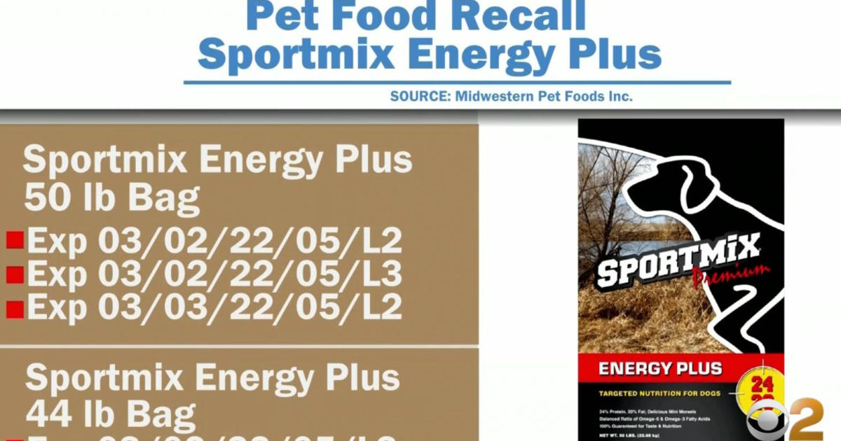 Pet Food Recall Feds Warn Of Toxin That May Be Present In