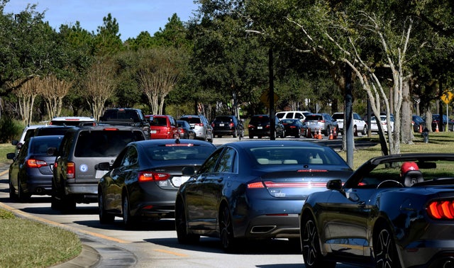 Florida Seniors Receive COVID-19 Vaccine In Orlando 