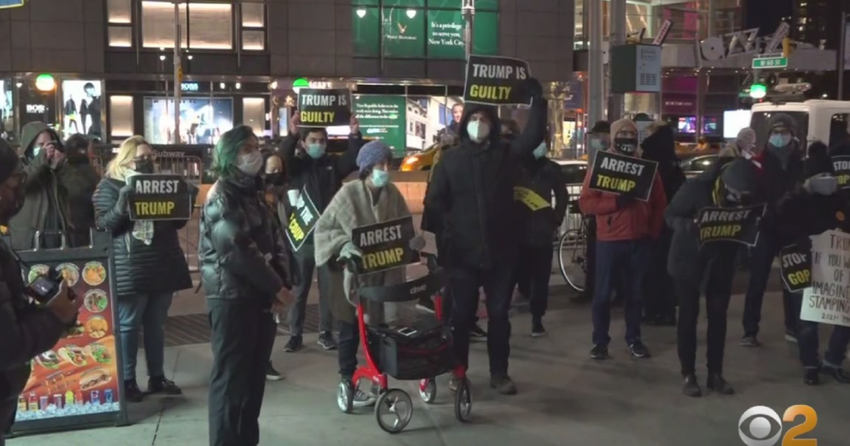 Protesters Rally Outside Trump Tower To Condemn Violence In Nation's ...