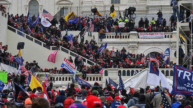 WASHINGTON, DC - JANUARY 6: Protesters take over the Inaugural 