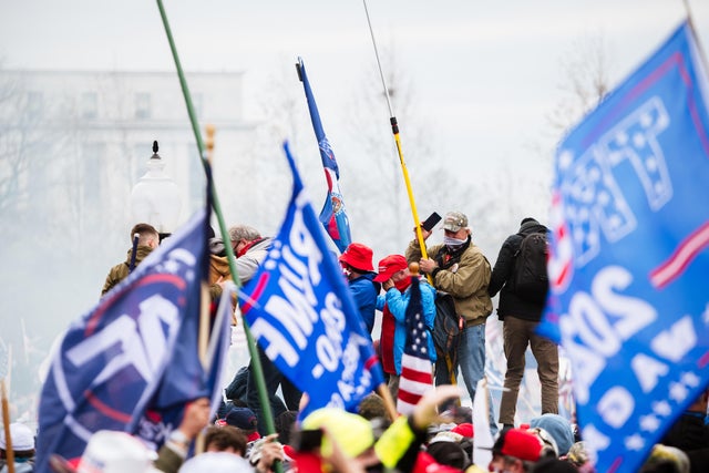 Trump Supporters Hold "Stop The Steal" Rally In DC Amid Ratification Of Presidential Election 