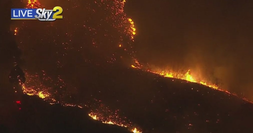 Evacuation Order Lifted After Fire Crews Stop Forward Progress Of Brush