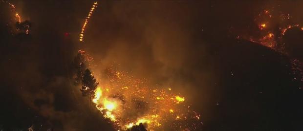 Crews Make Progress On Erbes Fire In Thousand Oaks 