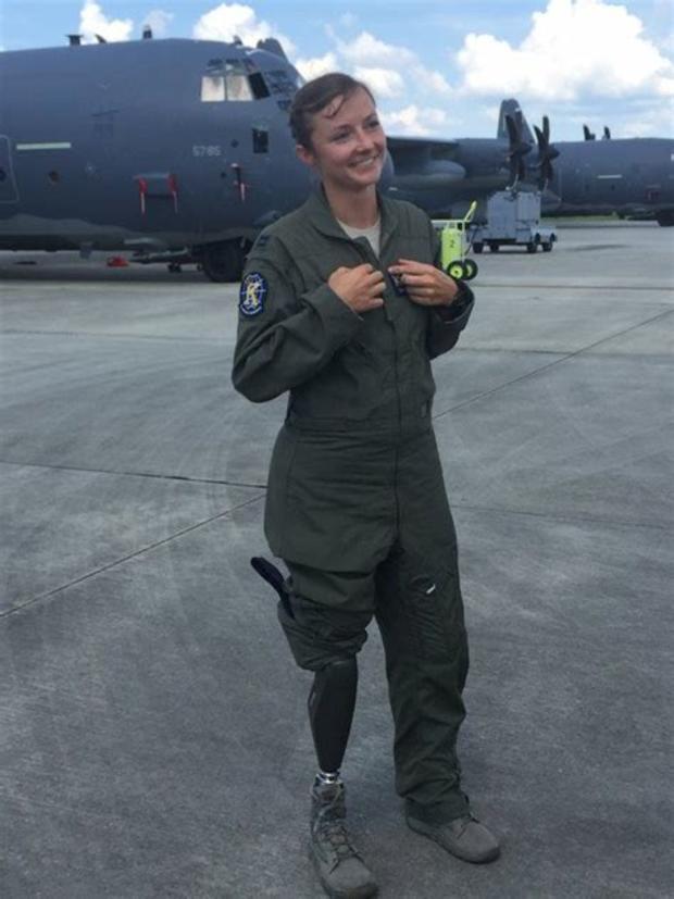 Christy Wise 1 (Female Amputee Pilot, from USAFA on FB) 