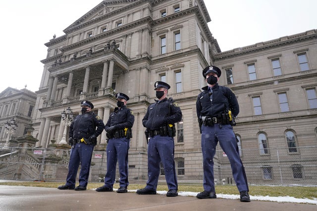 Capitol Breach Demonstrations Michigan 