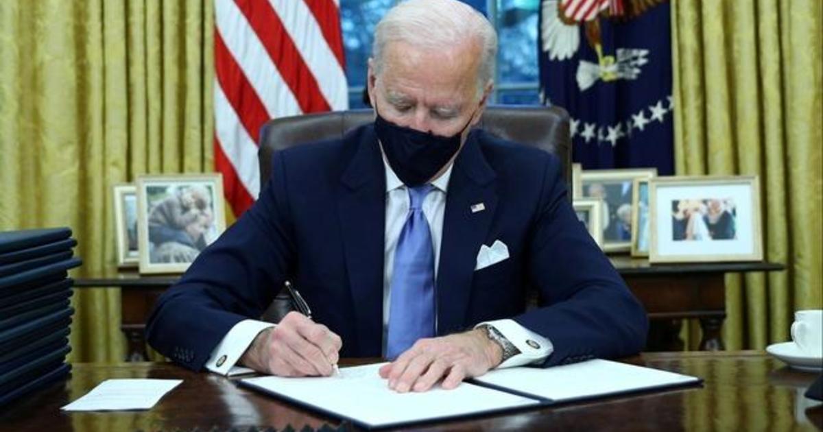 Biden Signs Executive Actions To Reverse Trump Policies Cbs News 4099