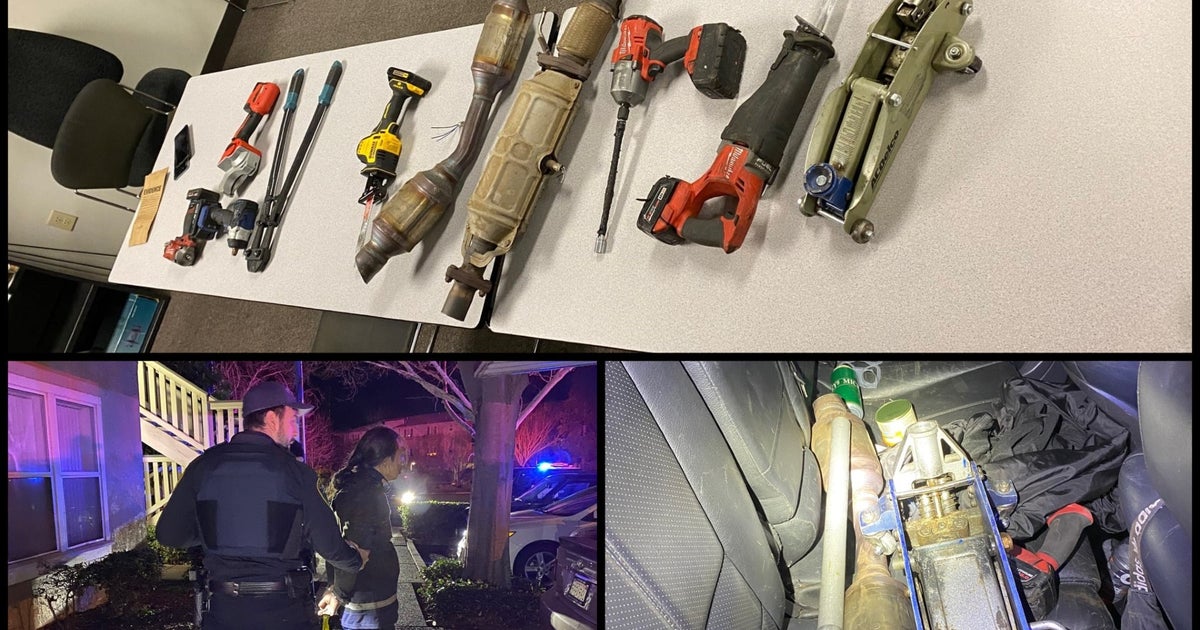 Suspected Catalytic Converter Thief Arrested In Davis CBS Sacramento