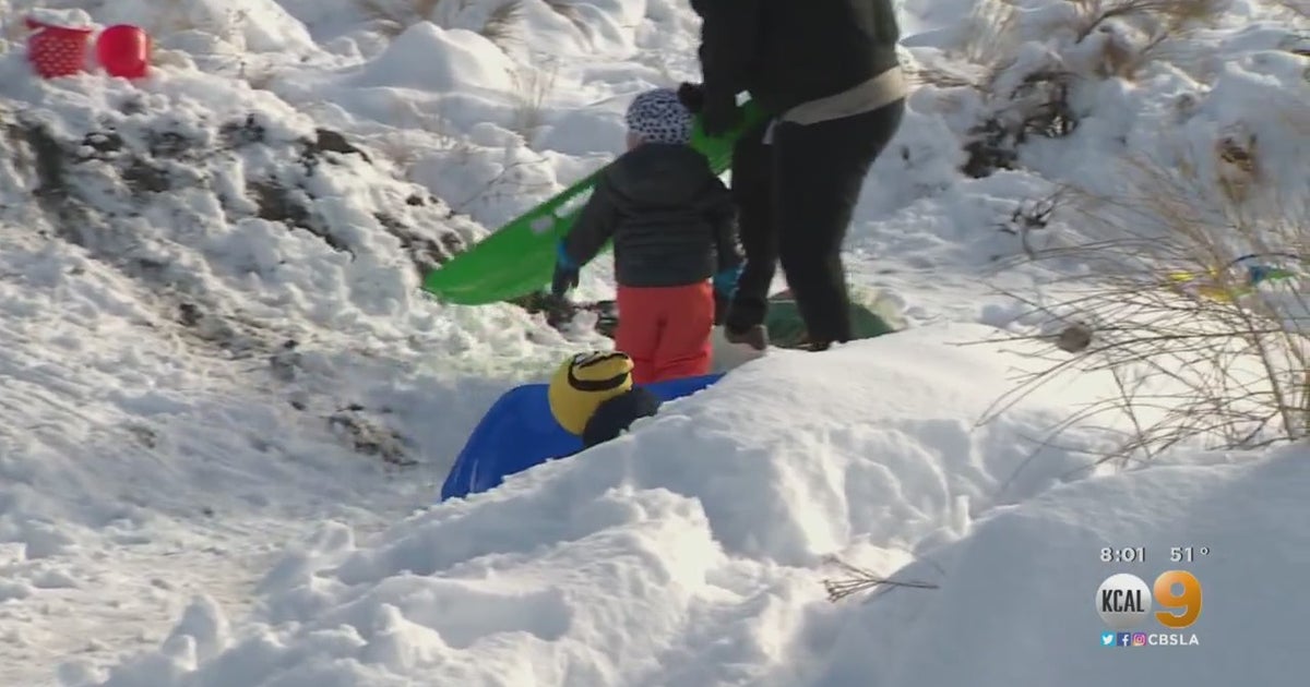 'Best Snow In Years' Wrightwood Gets Lots Of Fresh Powder From Winter