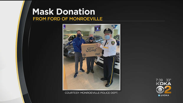 Monroeville Ford Masks Donation 