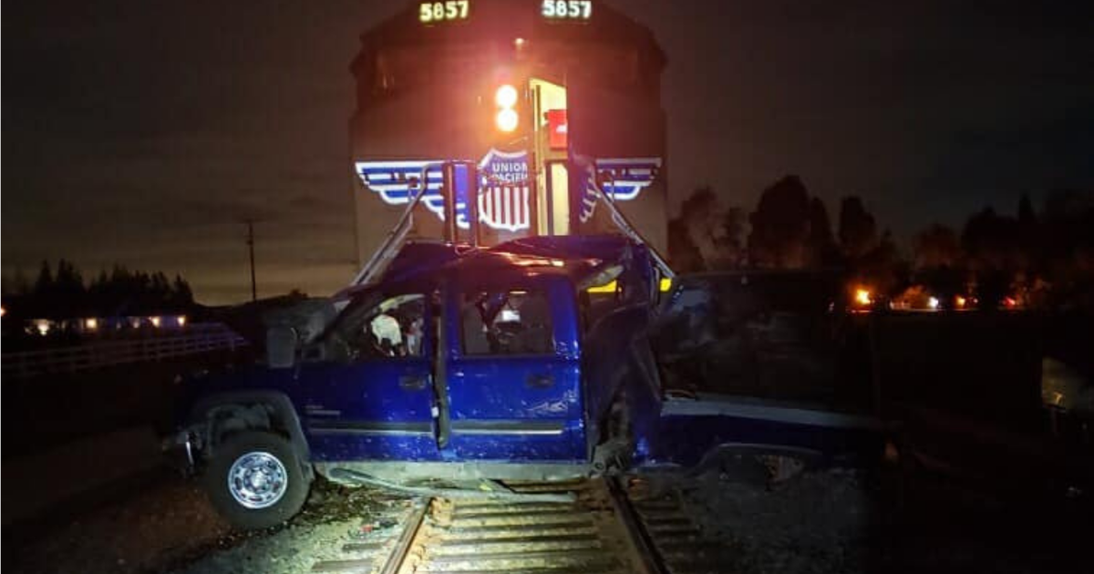 CHP Man Hit, Killed By Train While Attempting To Drive Around Crossing