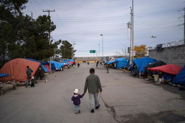 Migrant Caravan Camps in Tijuana Near US Border 