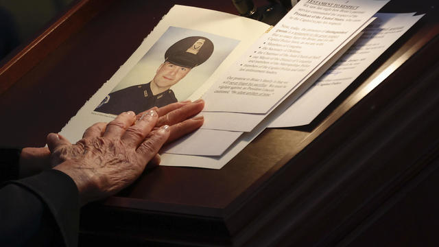 Capitol Police Officer Brian Sicknick Lies In Honor At U.S. Capitol 