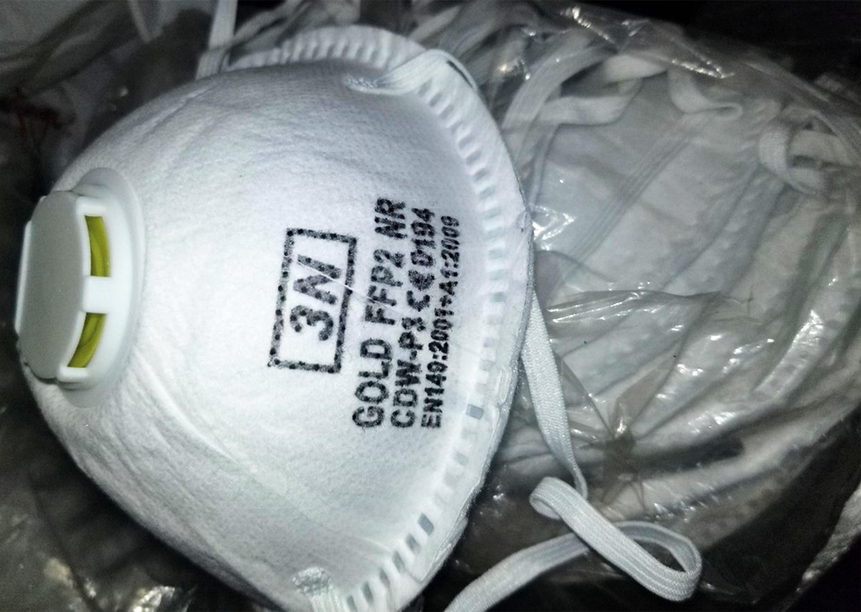 U.S. Customs has seized millions of counterfeit N95 face masks. Here's