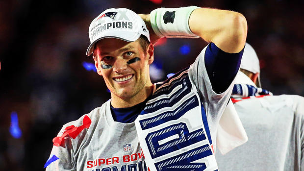 Tom Brady after Super Bowl XLIX 