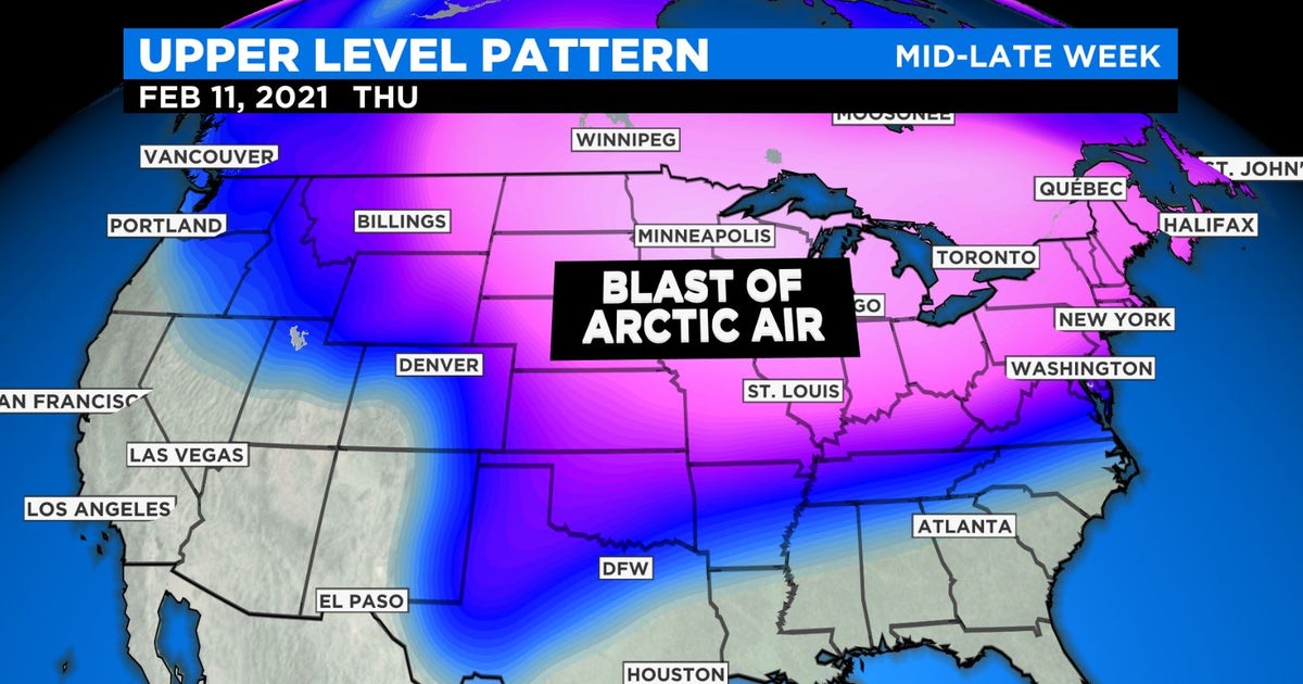 Arctic Air Set To Arrive In North Texas Next Week -- Winter Isn't Over ...