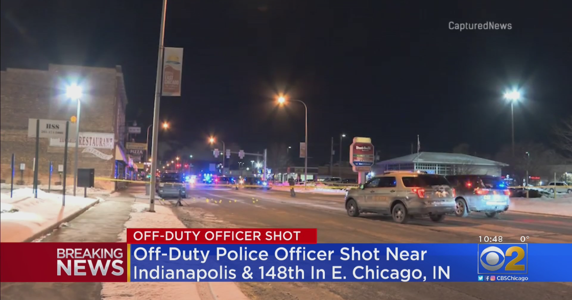 Report OffDuty East Chicago, Indiana Police Officer Injured In