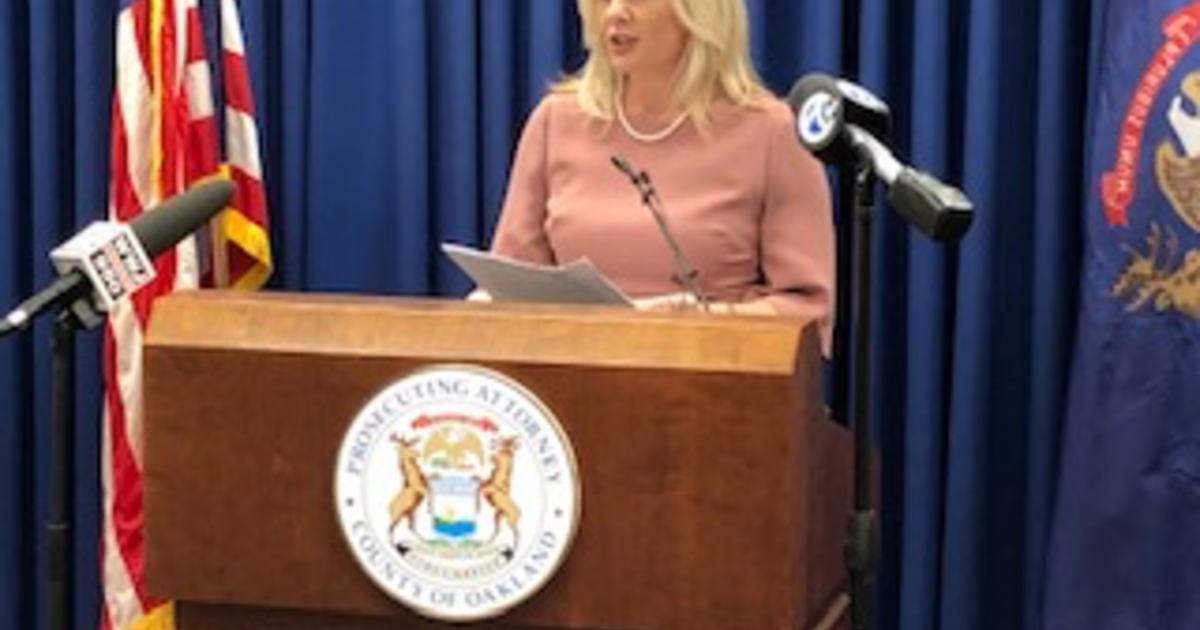 Oakland County Prosecutor Announces Sex Trafficking Task Force And Arrests Cbs Detroit 6863