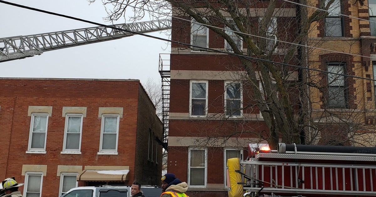 Nearly 12 People In Displaced In Bridgeport Fire; No Injuries - CBS Chicago