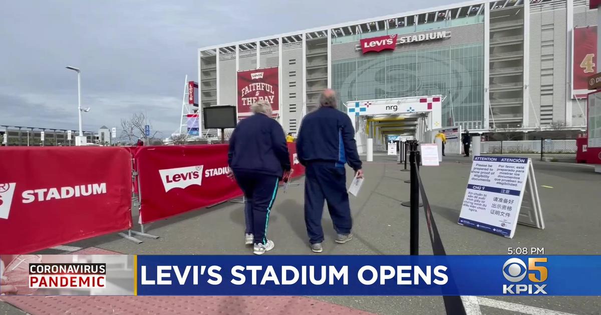 COVID: California's Largest Mass Vaccination Site Opens At Levi's Stadium -  CBS San Francisco