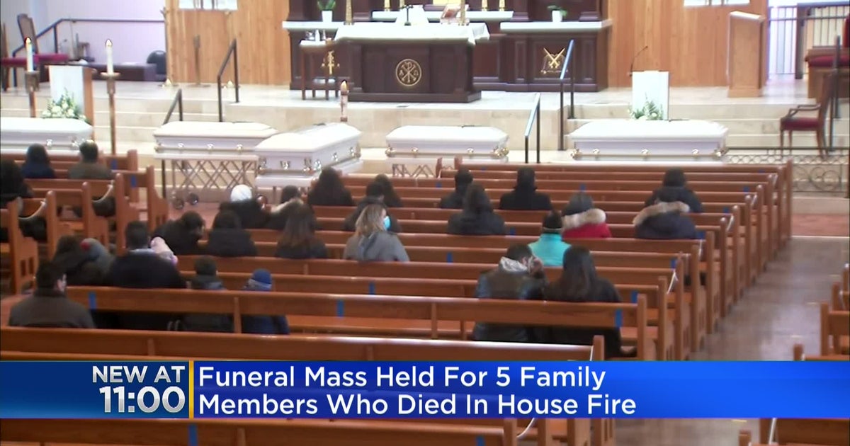 Funeral Mass Held In Des Plaines For A Family Of Five Who Died In Fire