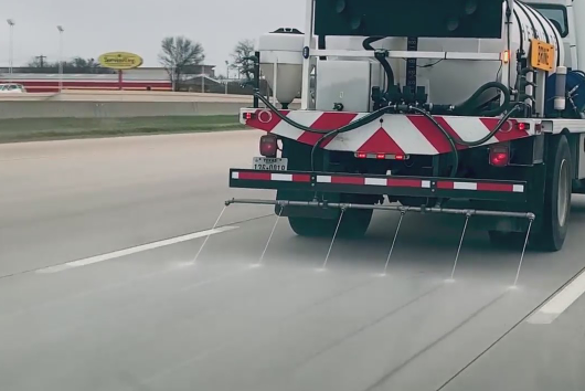 TxDOT pretreating roads 