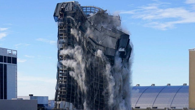 APTOPIX Ex Trump Casino Implosion 