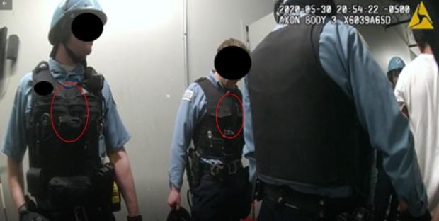 CPD Officers With No Body Cams During Unrest 