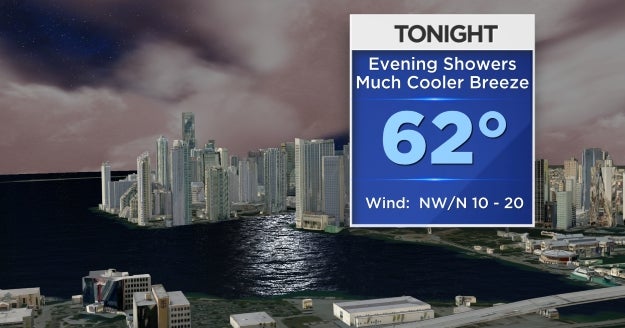 Miami Weather Cold Front Ends Heat, Humidity For Now CBS Miami