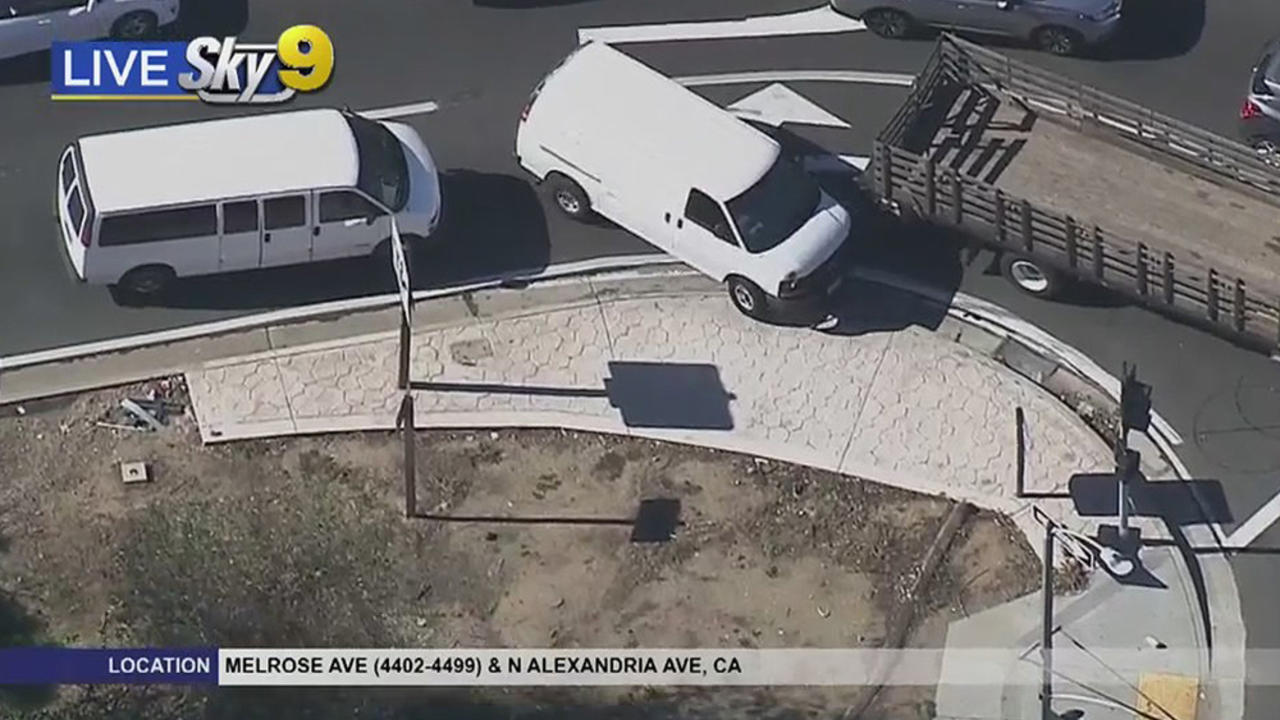 car chase in los angeles today