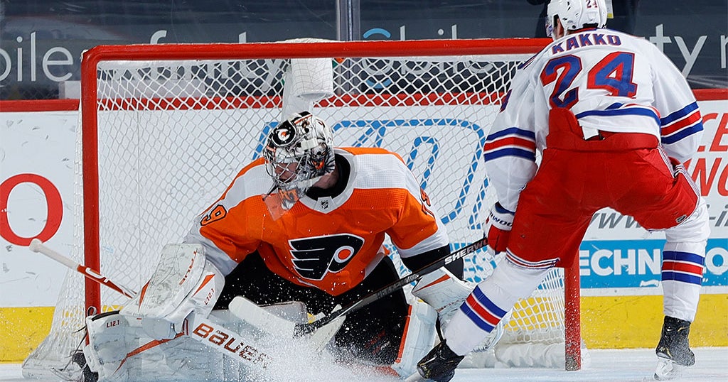Rangers Top Flyers In Shootout To Stop 4-Game Skid - CBS New York