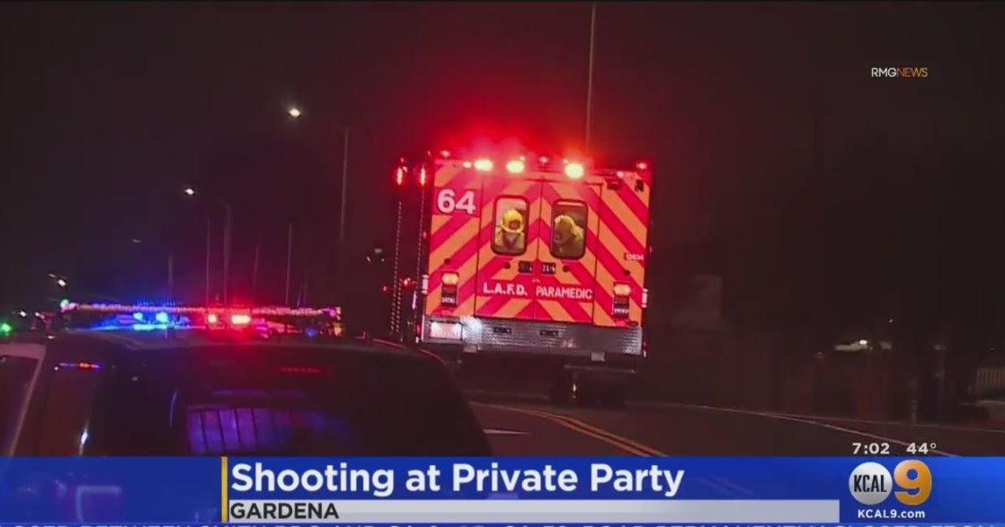 Man, 23, Shot Multiple Times At Large Gathering In South LA CBS Los