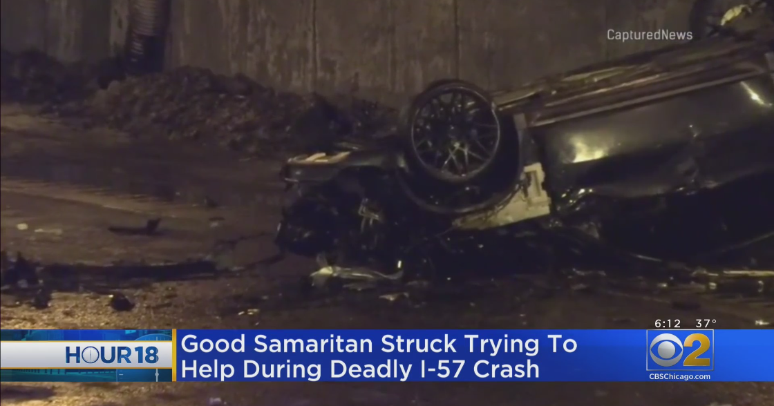Good Samaritan Struck While Trying To Help During Deadly I-57 Crash ...