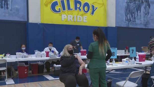 Gilroy High School COVID-19 Vaccination Site 