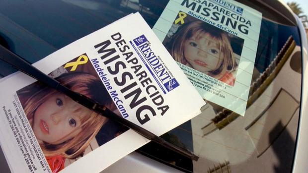 Madeleine McCann missing posters 